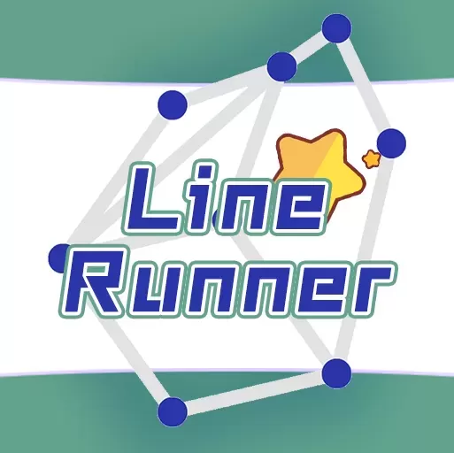 Game background of Line Runner